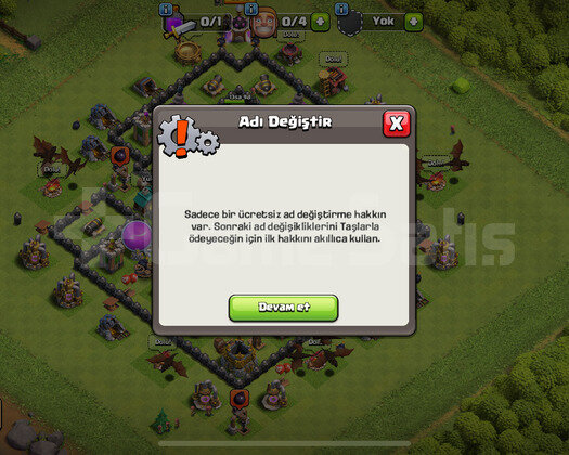 TH 8 + İSİM DEĞİŞTİRME +SUPERCELL ID