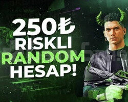 | 250 TL DODPDOLU | EFSANE PUBG MOBİL RANDOM