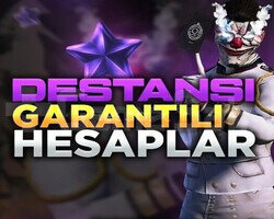 | ÖZEL STOK | DESTANSI GARANTİ RANDOM HESAP VİP++