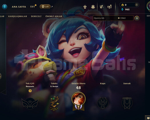 TR Unranked | 2 Kostüm - 28 Hero | LoL Hesap