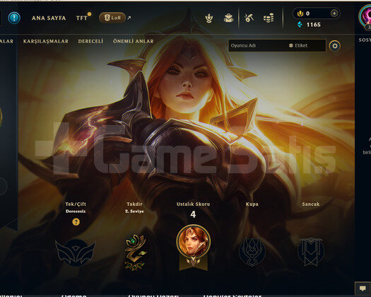 TR Unranked | 1 Kostüm - 27 Hero | LoL Hesap
