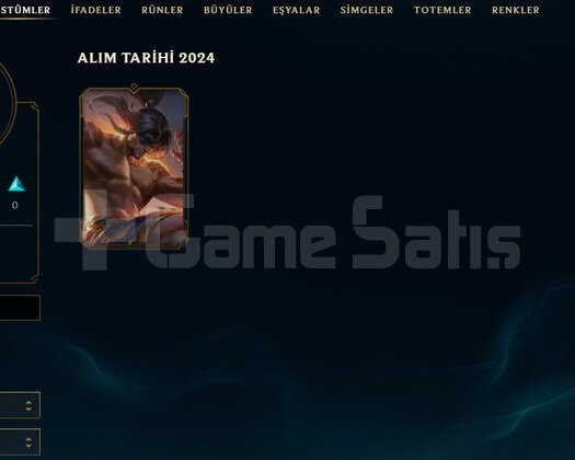 TR Unranked | 1 Kostüm - 36 Hero | LoL Hesap