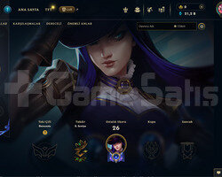 TR Unranked | 1 Kostüm - 36 Hero | LoL Hesap