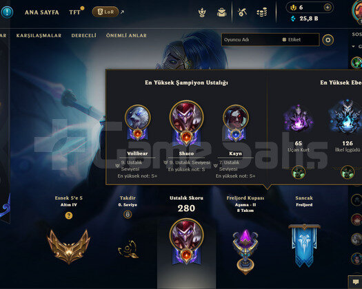 188 level 44 kostümlü 25 k mavi özlü hesap