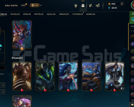EUW 64 LEVEL 19 SKİNLİ HANDMADE MAİLLİ FRESH HESAP