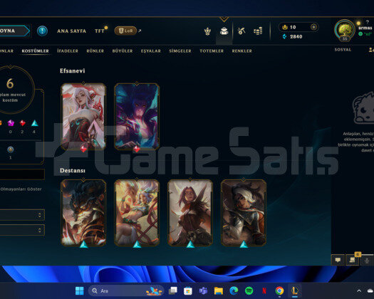 İrelia oynayanlar için harika hesap