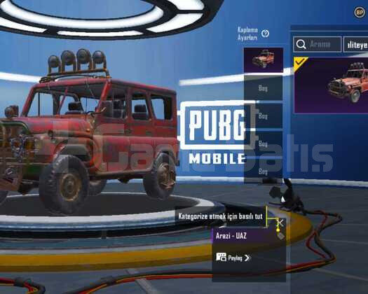 Arazi UAZ lı hesap
