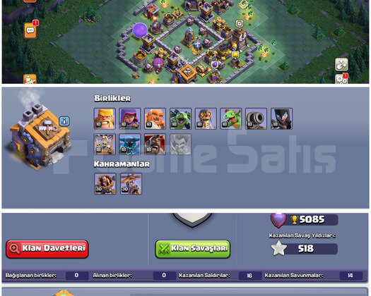 TH14COC | IDSİZ  MAX + MAX DOPDOLU