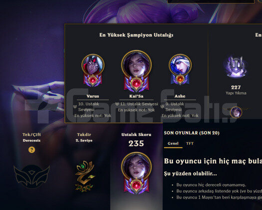 TR2016 KURULUM TOP ADC MAİN 29 SKIN 58 HERO UNRANK