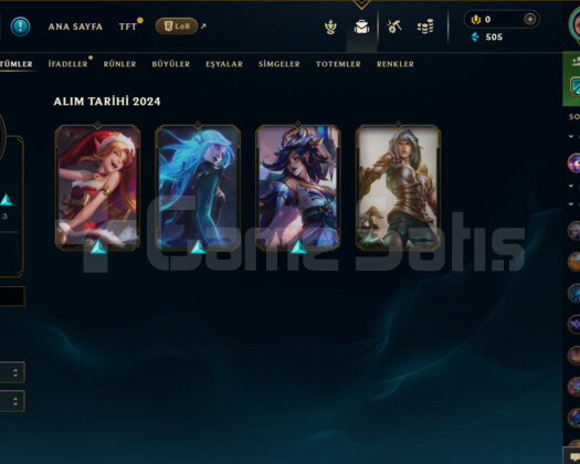 EUW 32 LEVEL 4 SKİNLİ HANDMADE MAİLLİ HESAP!!!
