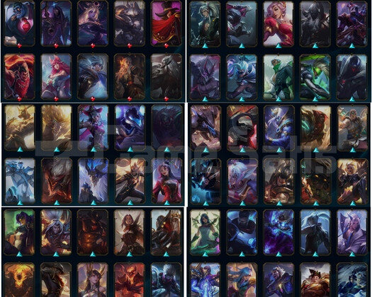 EUW 131 Skin | 425LvL | 111 Champ | Mailli