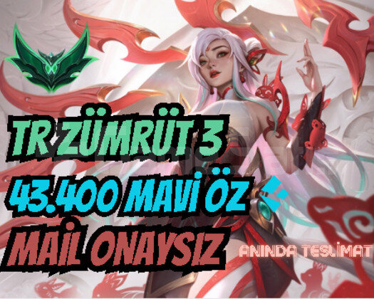 TR ZÜMRÜT 3 I 43.400 MAVİ ÖZ I MAİL ONAYSIZ