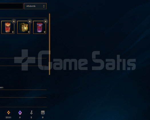 TR Gümüş 2 | 6 Kostüm - 31 Hero | LoL Hesap