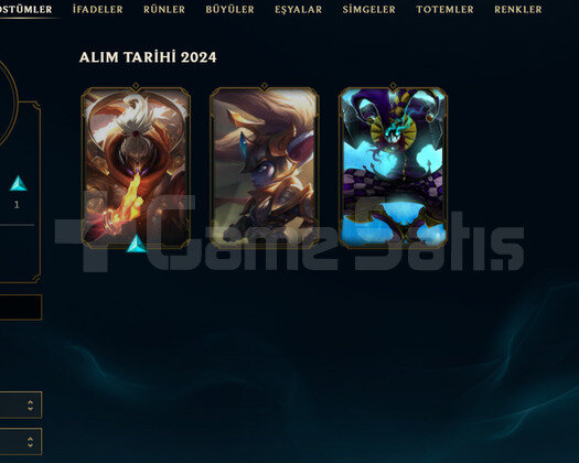 TR Gümüş 3 | 3 Kostüm - 44 Hero | LoL Hesap