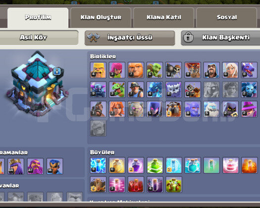 IDSİZ | TH 13  | FULL + 3900 TAŞ | 6 İNŞAATÇI