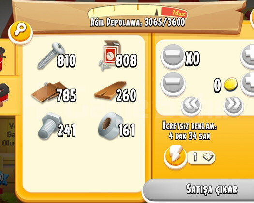 3600 DEPOLU AMBAR HESABI