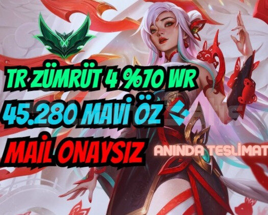 TR ZÜMRÜT 4 70 WR / 45.280 MAVİ ÖZ / MAİL ONAYSI