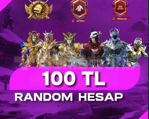 100 TL ULTRA MEGA VİP BOŞ YOK RANDOM HESAPLAR