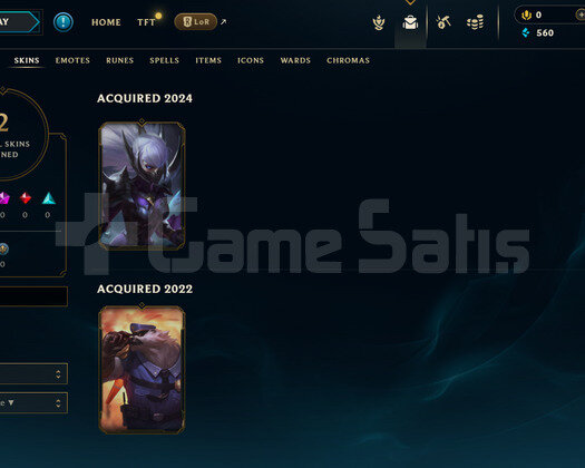 TR Unranked | 2 Kostüm - 23 Hero | LoL Hesap