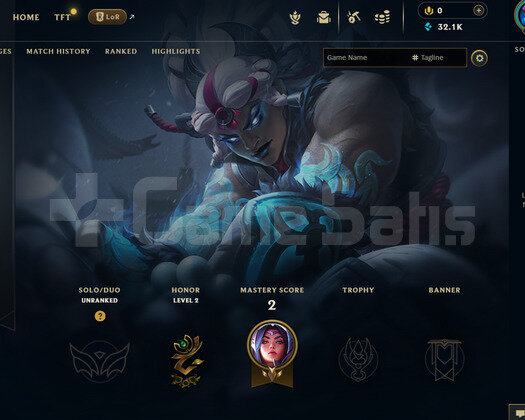 EUW Unranked | 2 Kostüm - 32K Mö | LoL Hesap