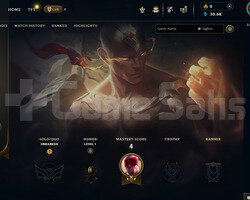 EUW Unranked | 1 Kostüm - 30K Mö | LoL Hesap