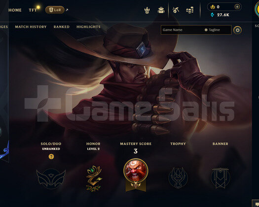 EUW Unranked | 1 Kostüm - 27K Mö | LoL Hesap