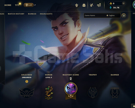 EUW Unranked | 2 Kostüm - 30K Mö | LoL Hesap