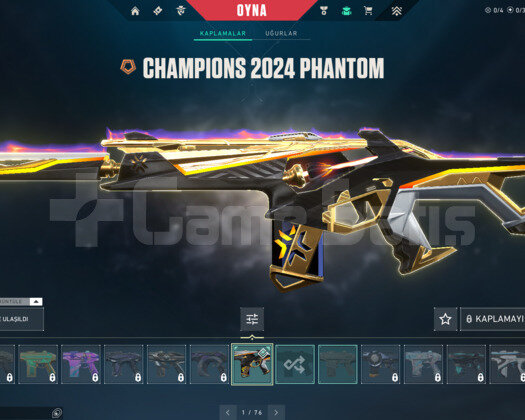 900 VPLİ CHAMPİONS PHANTOMLU MAİLLİ HESAP!!!