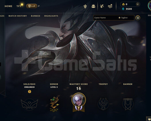 EUW Unranked | 2 Kostüm - 24 Hero | LoL Hesap