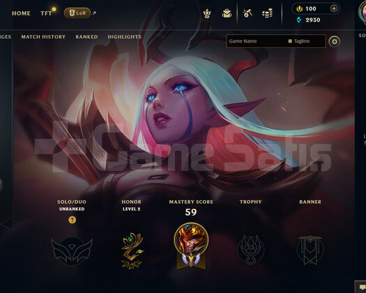 EUW Unranked | 2 Kostüm - 36 Hero | LoL Hesap