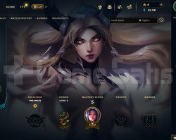 EUW Geçen Sezon Plat | 2 Kostüm - 35K Mö | LoL Hes