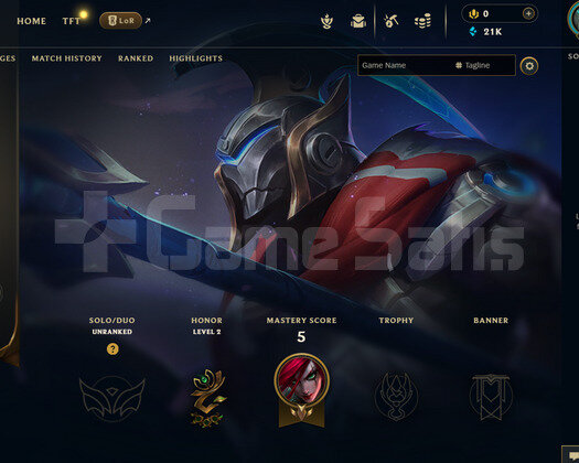 EUW Unranked | 1 Kostüm - 21K Mö | LoL Hesap