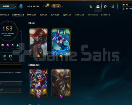 TR/153 Skin/211K M.Ö/517LvL/Tel Onaysız