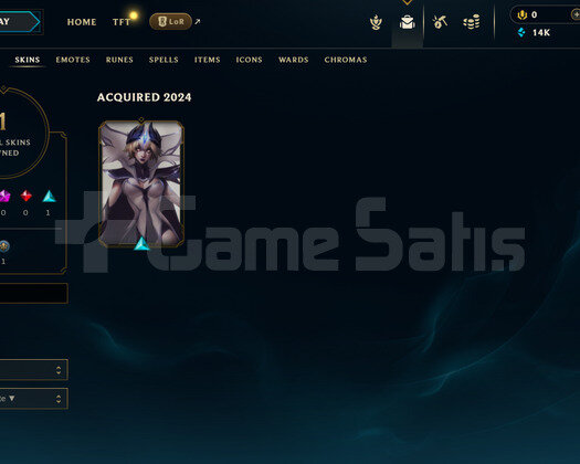 EUW Unranked | 1 Kostüm - 14K Mö | LoL Hesap