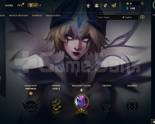 EUW Unranked | 1 Kostüm - 14K Mö | LoL Hesap
