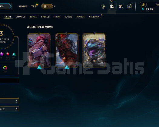 EUW Geçen Sezon Plat | 3 Kostüm - 23K Mö | LoL He