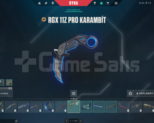 VALORANT ÖNCEKİ SEZON ELMAS RGX KARAMBİTLİ HESAP