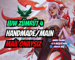 EUW ZÜMRÜT 4 / HANDMADE / MAİL ONAYSIZ