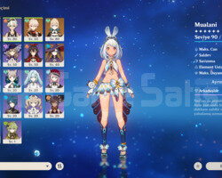 AR 55 C6 Mualani + Kazuha 1 hafta welkin