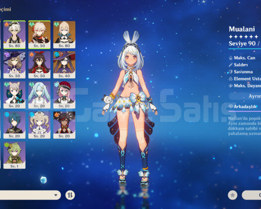 AR 55 C6 Mualani + Kazuha 1 hafta welkin