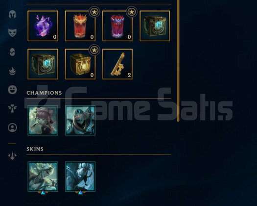 EUW Geçen Sezon Zümrüt | 1 Kostüm - 26 Hero | LoL