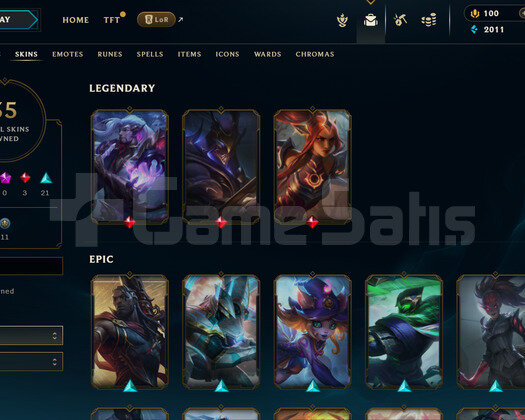 EUW 119 LEVEL - 71 HERO 35 KOSTÜM HANDMADE HESAP