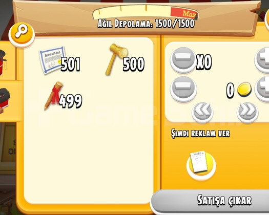 22 LVL 1500 DEPOLU İÇİ FUL ARAZİ DOLU OYUN