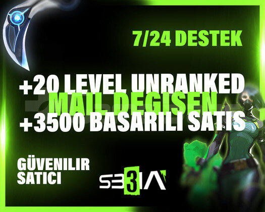 KESİN V.I.P RANKED READY MAİL DEĞİŞEN HESAP