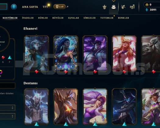 TR DİA 4 HANDMADE 14 KOSTÜM 70 LVL SAĞLAM HESAP