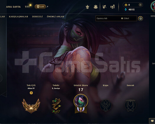 EUW Altın 4 | 2 Kostüm - 28 Hero | LoL