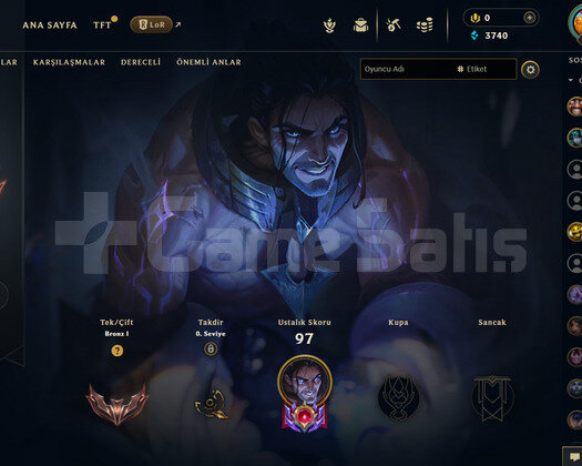 EUW Bronz 1 | 3 Kostüm - 37 Hero | LoL
