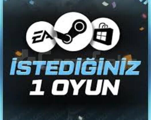 İstediğiniz bir oyun + Destek + Garanti