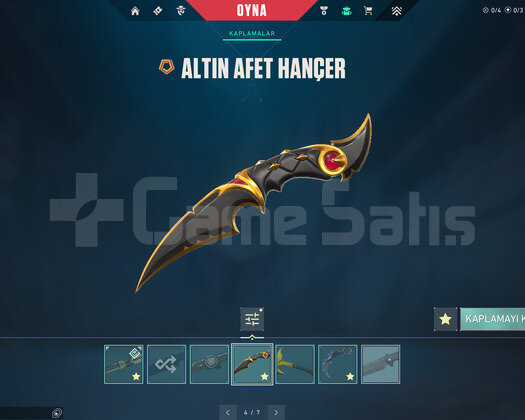 ALTIN AFET KARAMBİTLİ 5 BIÇAK 8 VANDALLI DOLU ACC!