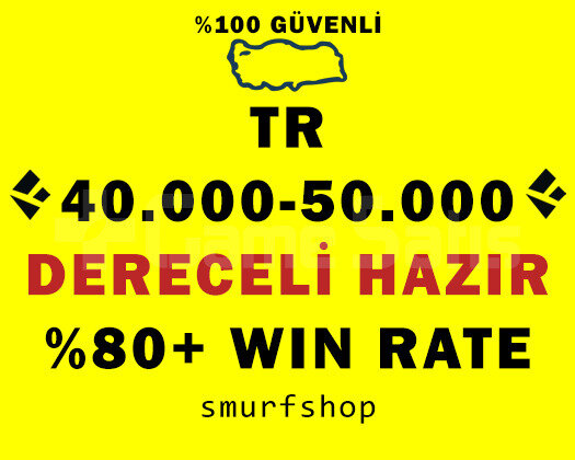LOL TR DERECELİ HAZIR UNRANKED FRESH HESAP